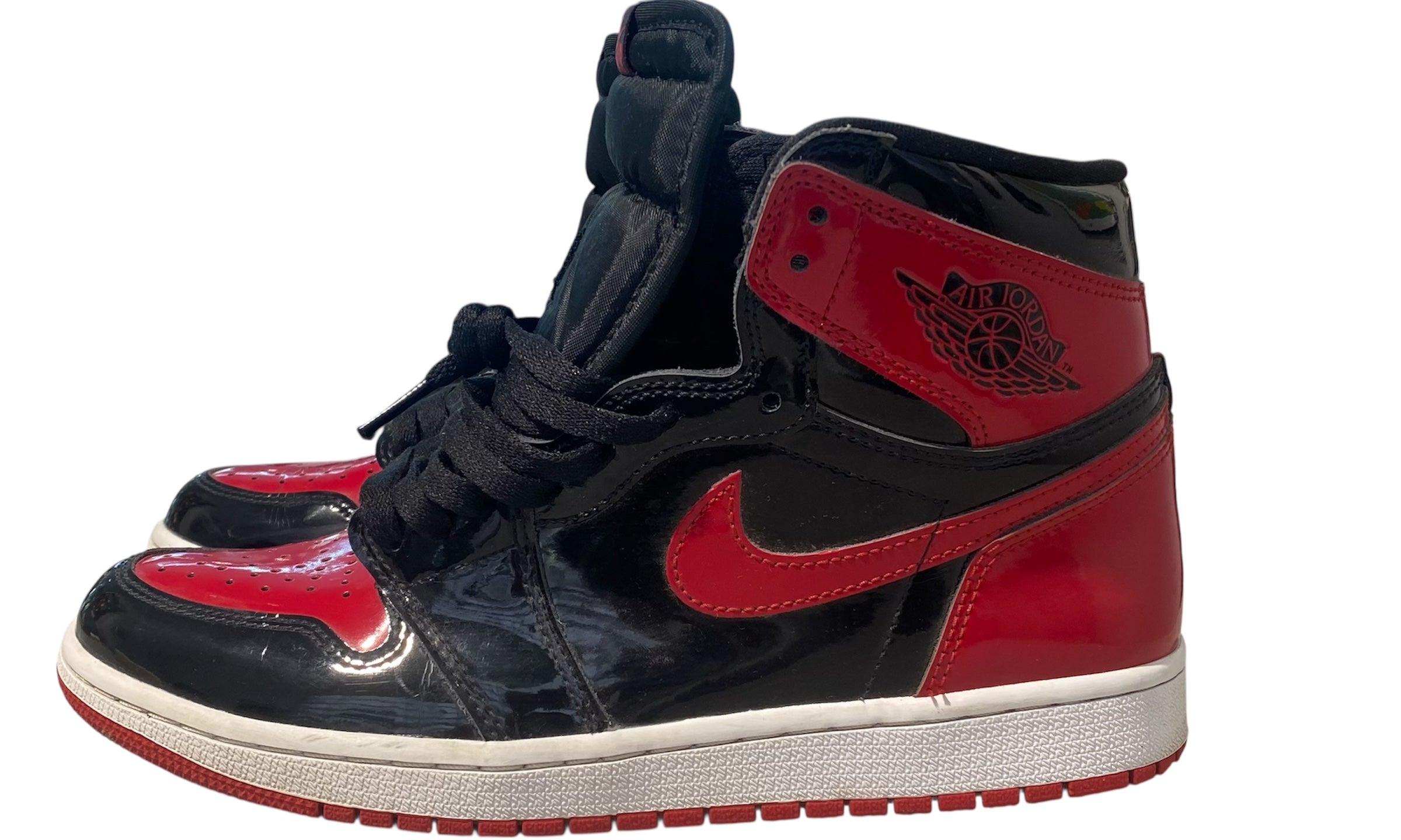Air Jordan Used Jordan 1 Retro High OG Patent Bred - 555088-063