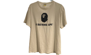 A BATHING APE Used Bape Classic White Logo Tee - test