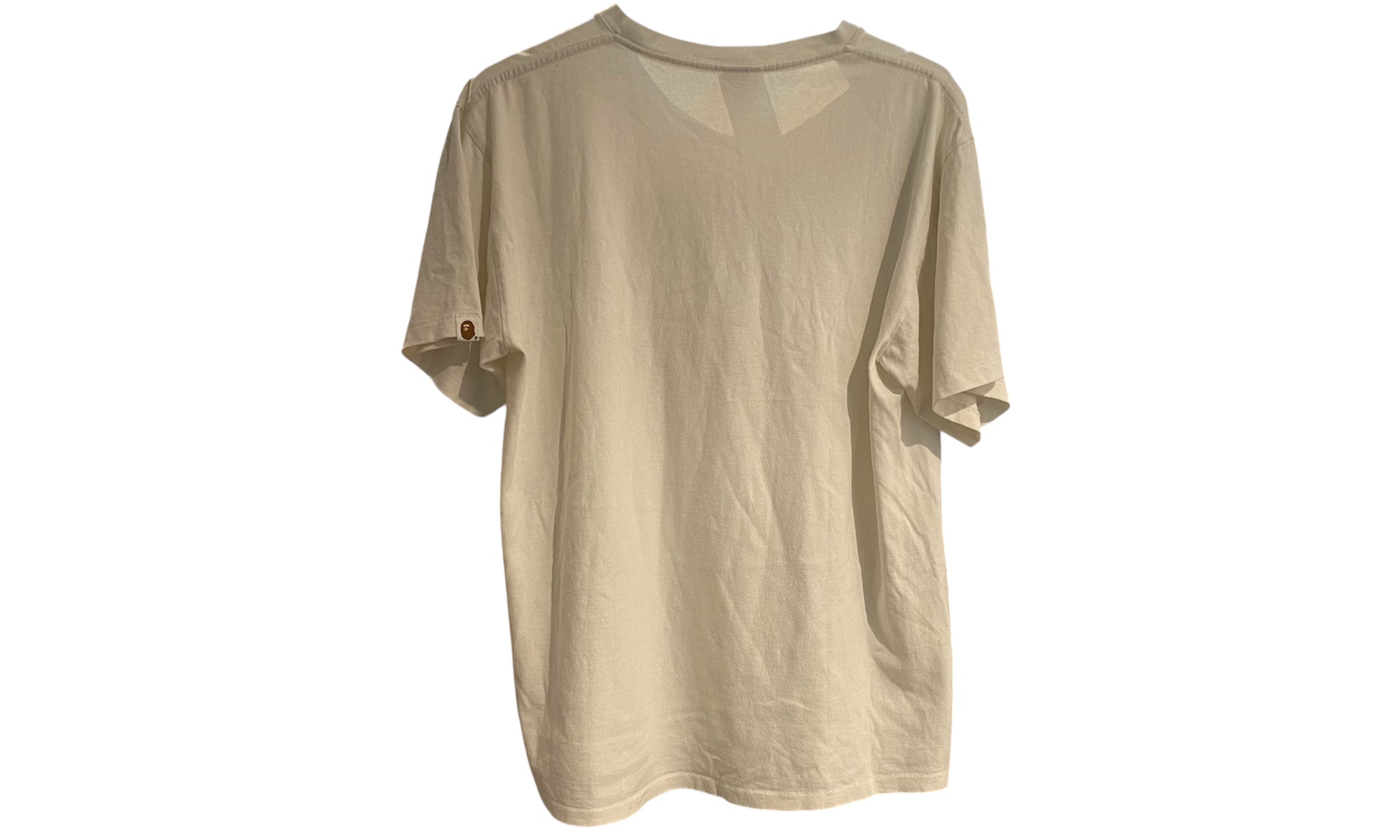 A BATHING APE Used Bape Classic White Logo Tee - test