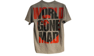 A BATHING APE Used Bape Grey World Gone Mad Tee - test