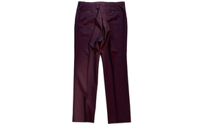 Burberry London Used Burberry London Made In Italy Purple Flat Front Dress Pants - BL