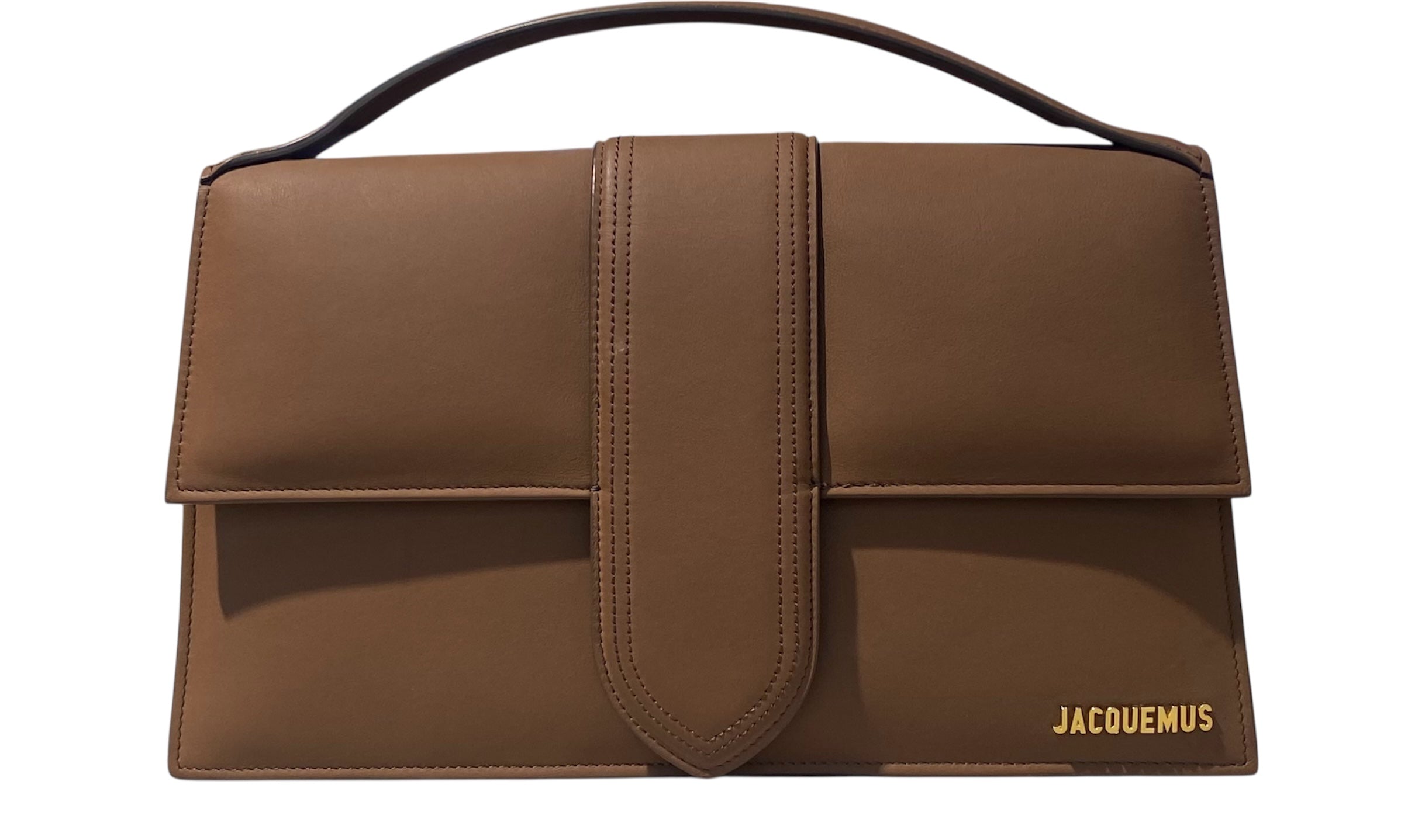 nike Used Jacquemus Le Grand Bambino Crossbody Flap Bag Brown XL - 710251703