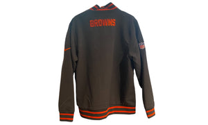 nike Used Cleveland Browns Varsity Jacket - test
