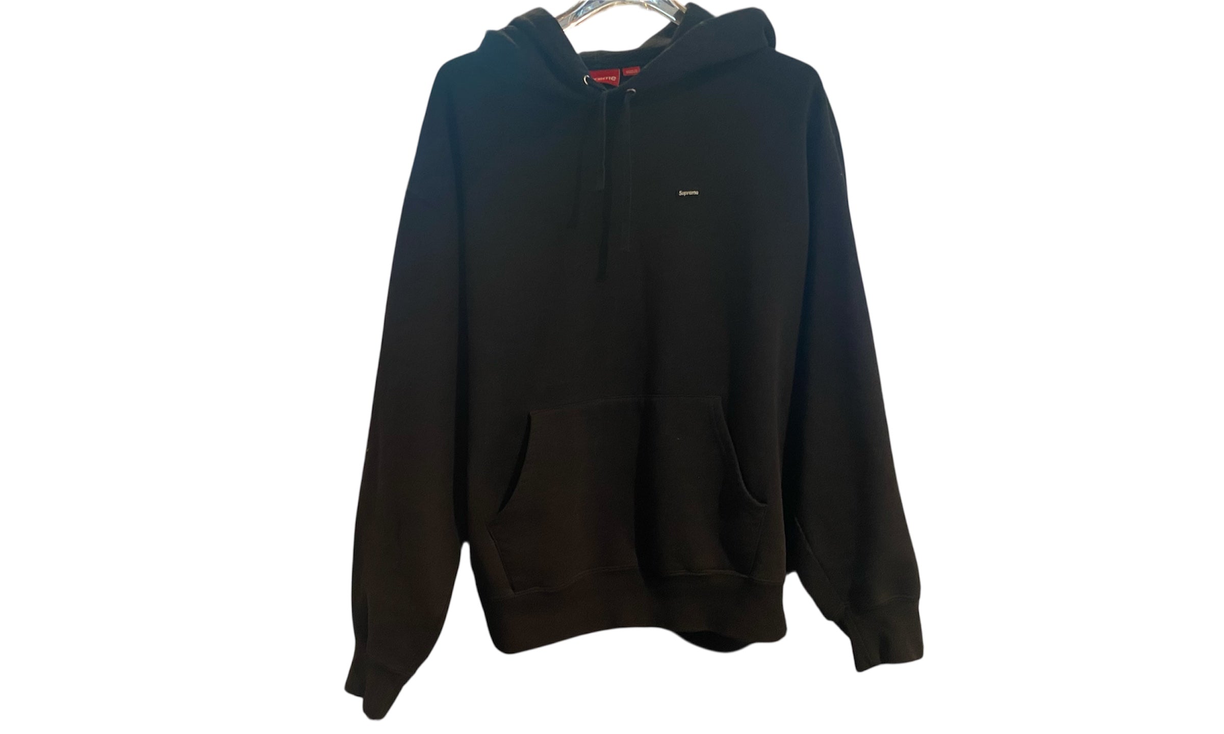 nike Used Supreme Mini Box Logo Hoodie Black - test