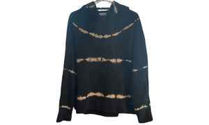 nike Used Sandro Paris Black Creamed Stripe Hoodie - test