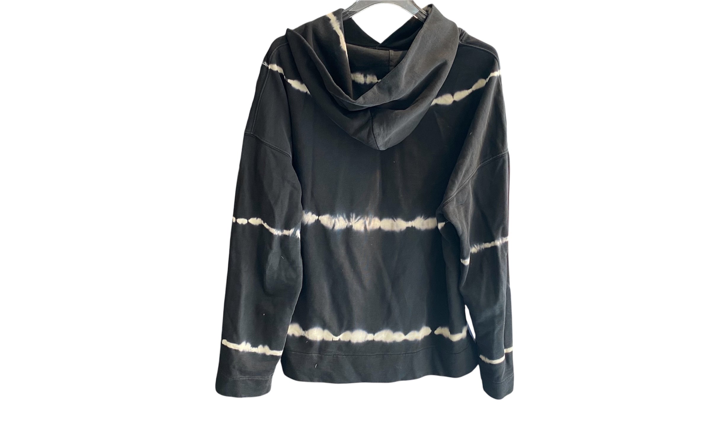 nike Used Sandro Paris Black Creamed Stripe Hoodie - test