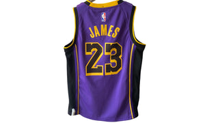 NBA Used Lebron James Lakers Jersey - DV9405-573