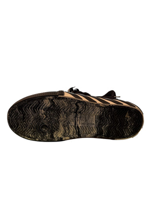 nike Used Off White Vulcanized Canvas Low Top Sneaker Black - test