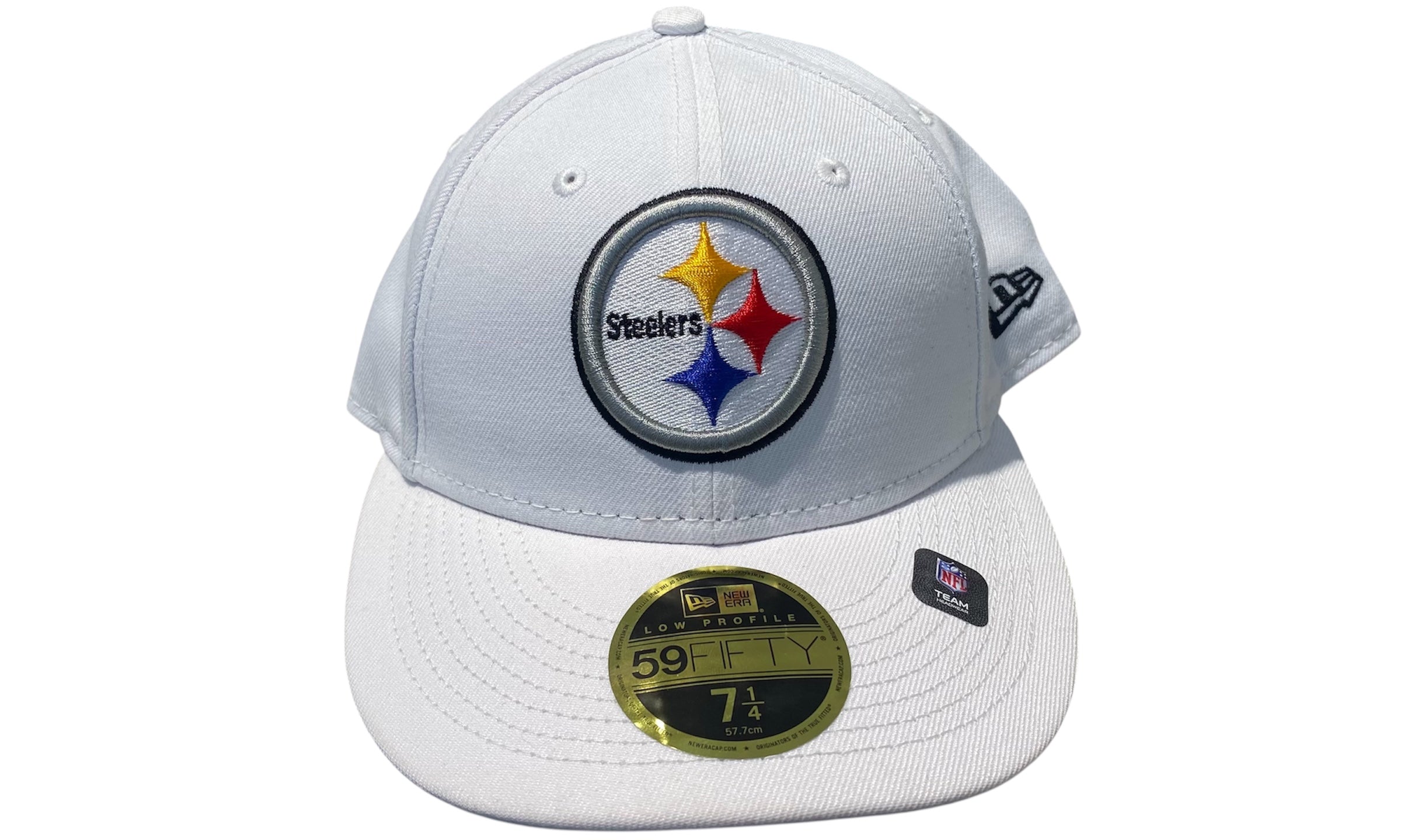 New Era Used Steeles White Fitted Cap - test