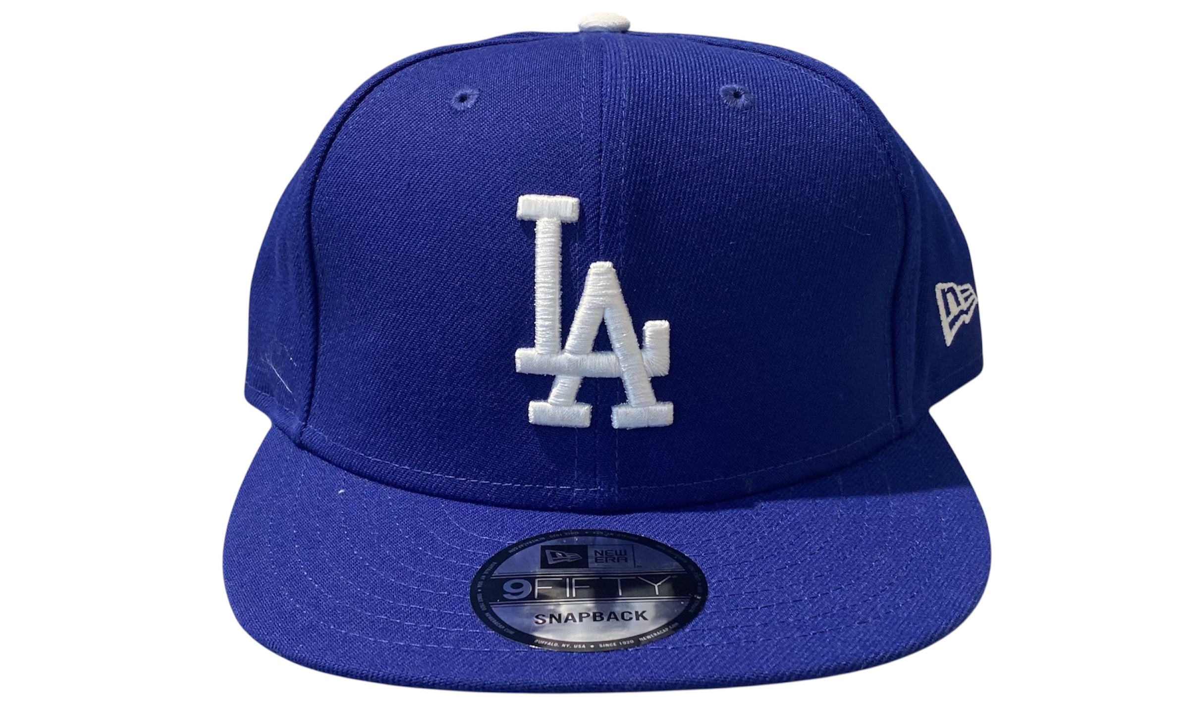 New Era Used Los Angeles Dodgers Blue Snapback Cap - test