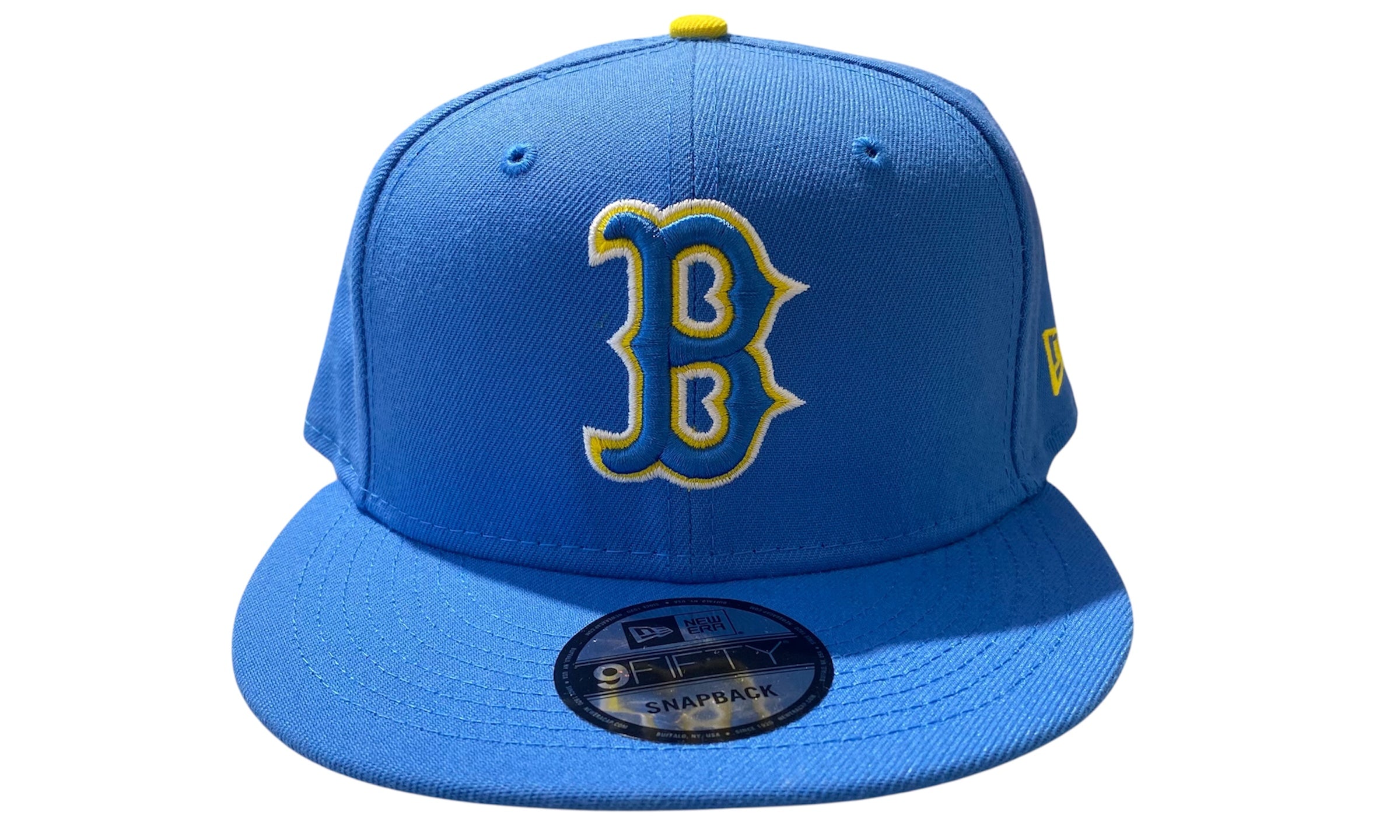 New Era Used Boston Red Sox Blue Snapback Hat - test