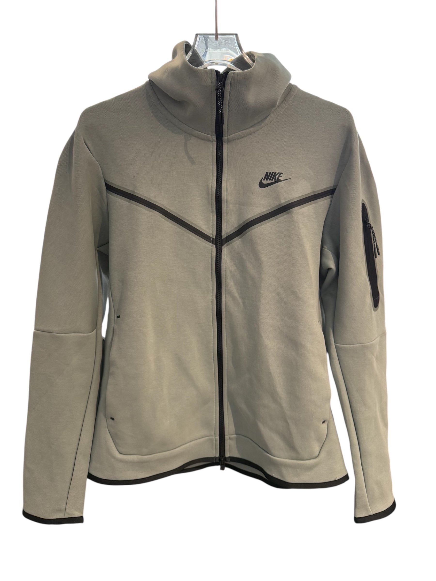 nike Used Nike Sportswear Tech Fleece Full-Zip Hoodie Mica Green/Black - test