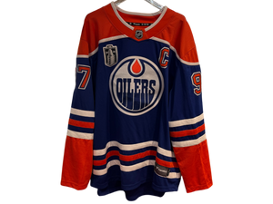 NHL Used Edmonton Oilers Jersey McDavid 97 - test