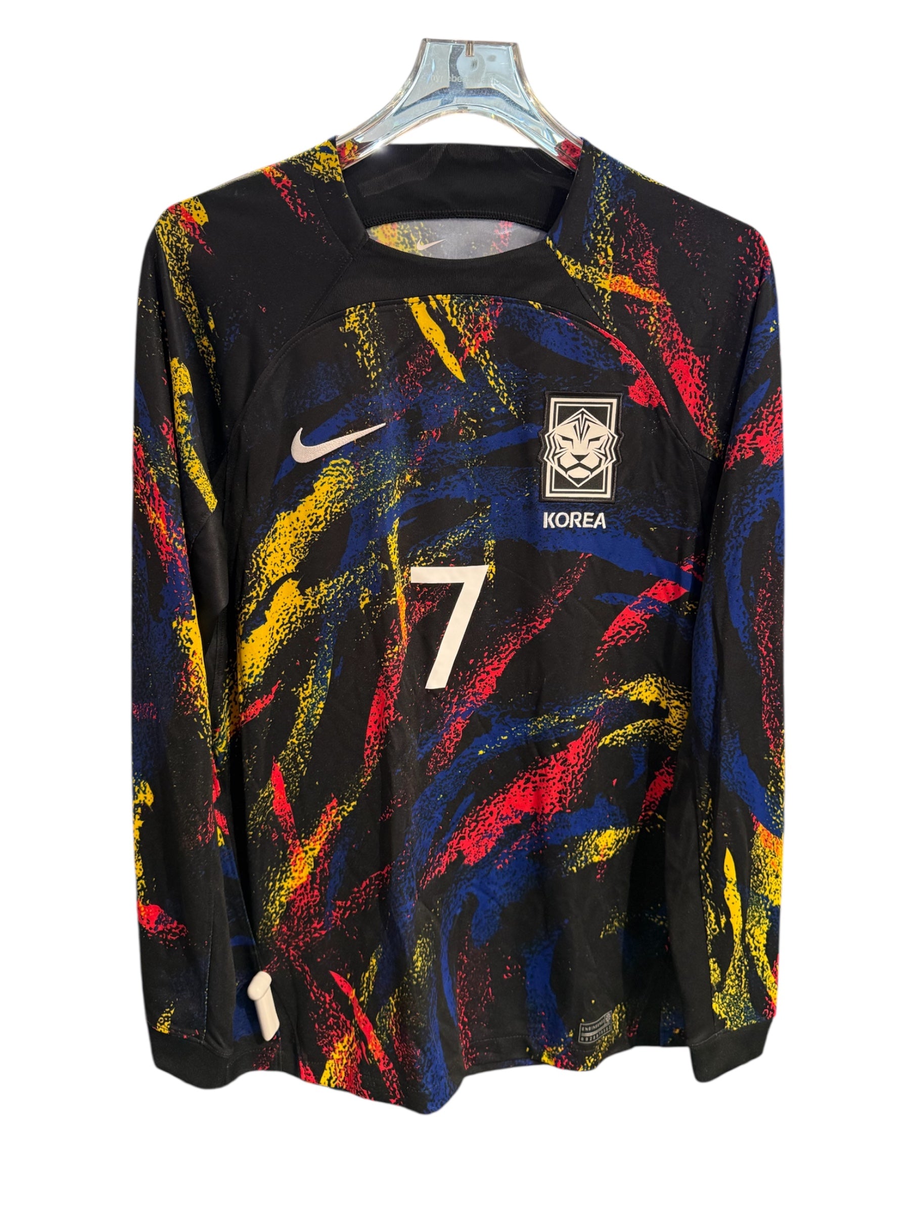Nike Used South Korea 2022 Away Kit Heung Min Son #7 Longsleeve - test