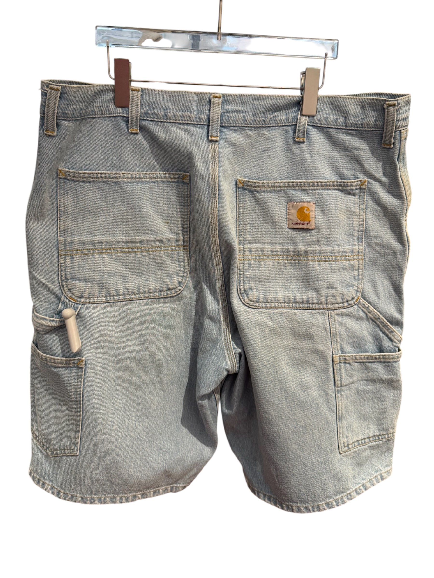 nike Used Carhartt Light Wash Jorts Denim Shorts - 901251516