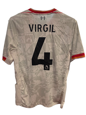 Nike Used Liverpool 2024-25 Third Jersey White Virgil 4 - 903251135