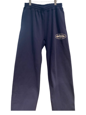 nike Used Corteiz Island Print Open Hem Pant Navy - test