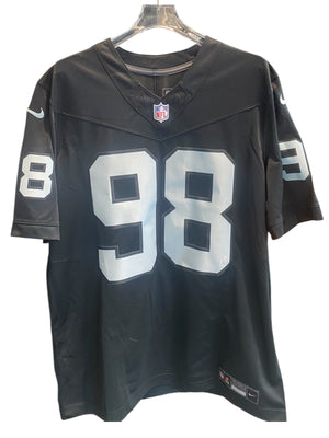 Nike Used Maxx Crosby Las Vegas Raiders Jersey 98 - 922251153