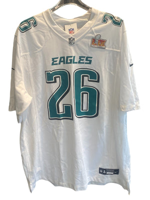 Nike Used Saquon Barkley Tundra Philadelphia Eagles Jersey 26 - 922251153