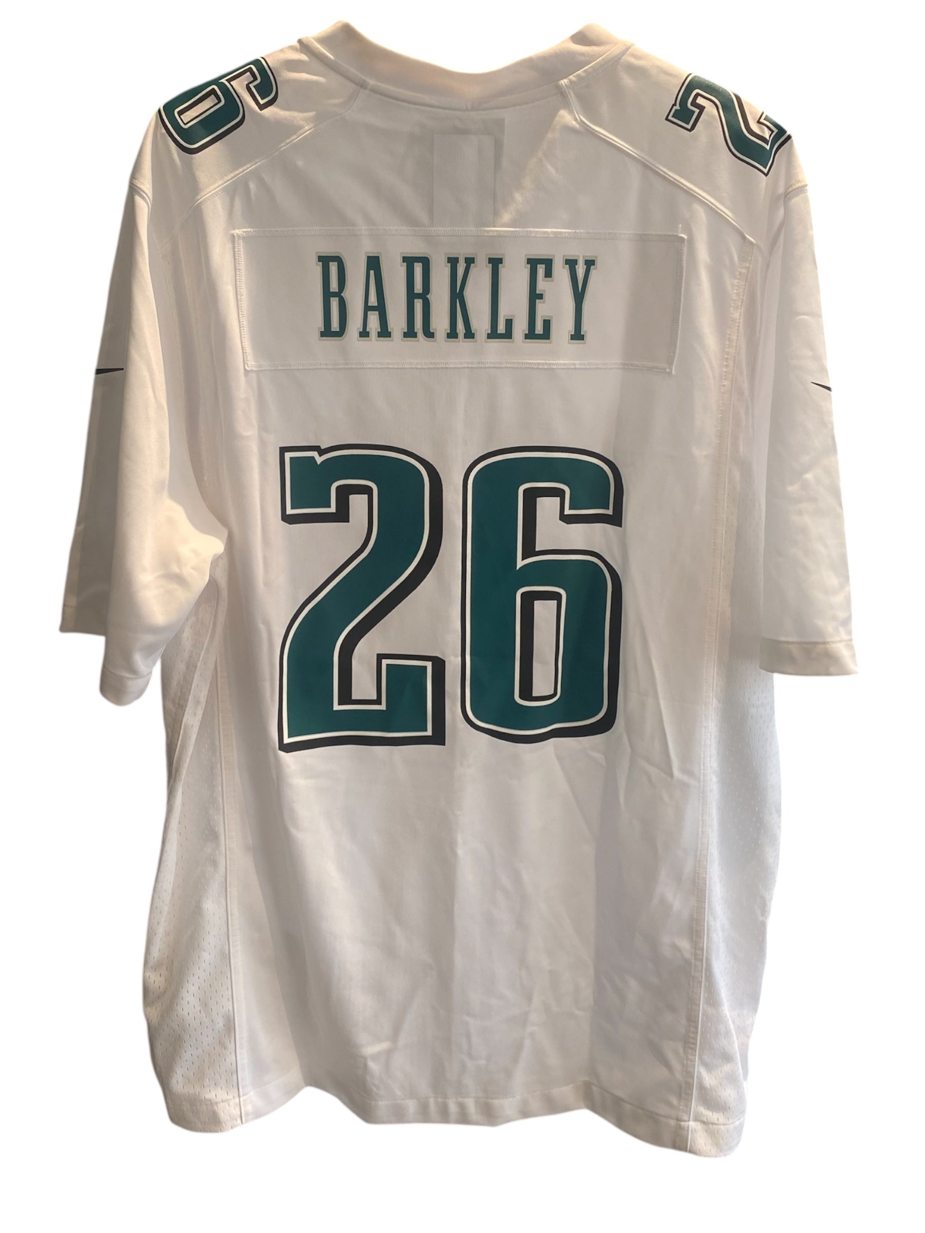 Nike Used Saquon Barkley Tundra Philadelphia Eagles Jersey 26 - 922251153