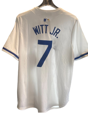Nike Used Bobby Witt Jr. Kansas City Royals Baseball Jersey #7 - 922251153