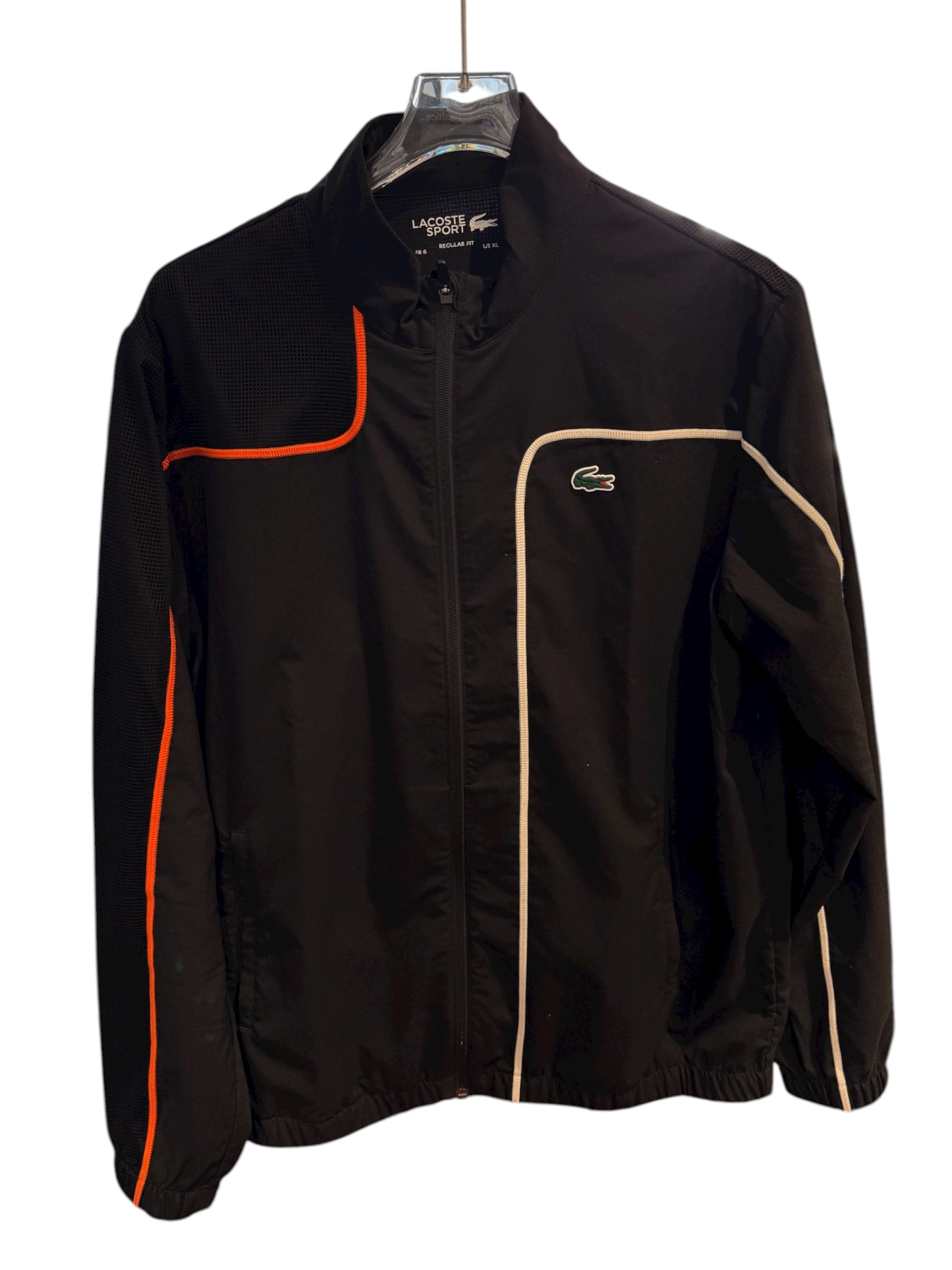 nike Used Lacoste Sport Tracksuit Black Orange - test