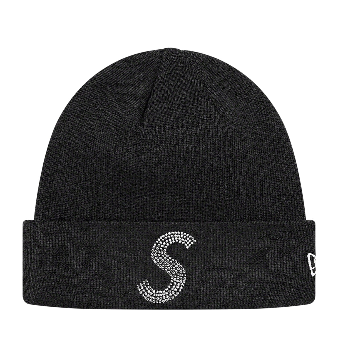 Supreme Supreme New Era Swarovski S Logo Beanie Black (SUPR-SNESSL