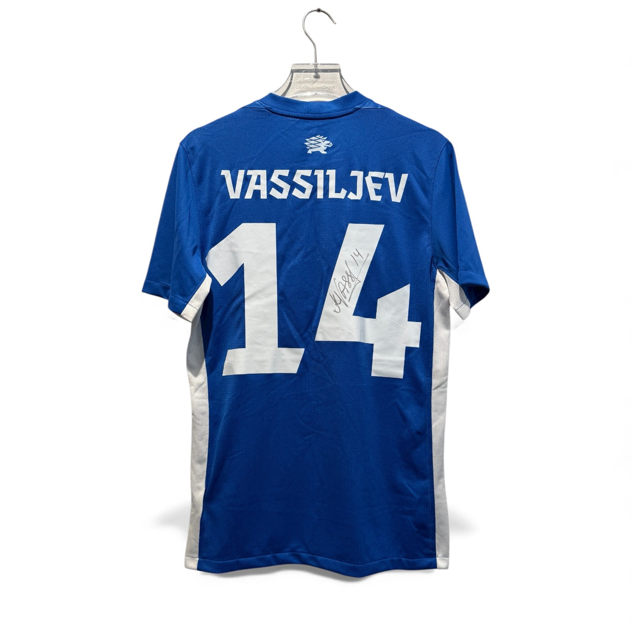 Nike Used Estonia 2024 Home Kit Signed by Konstantin Vassiljev - 1112251313