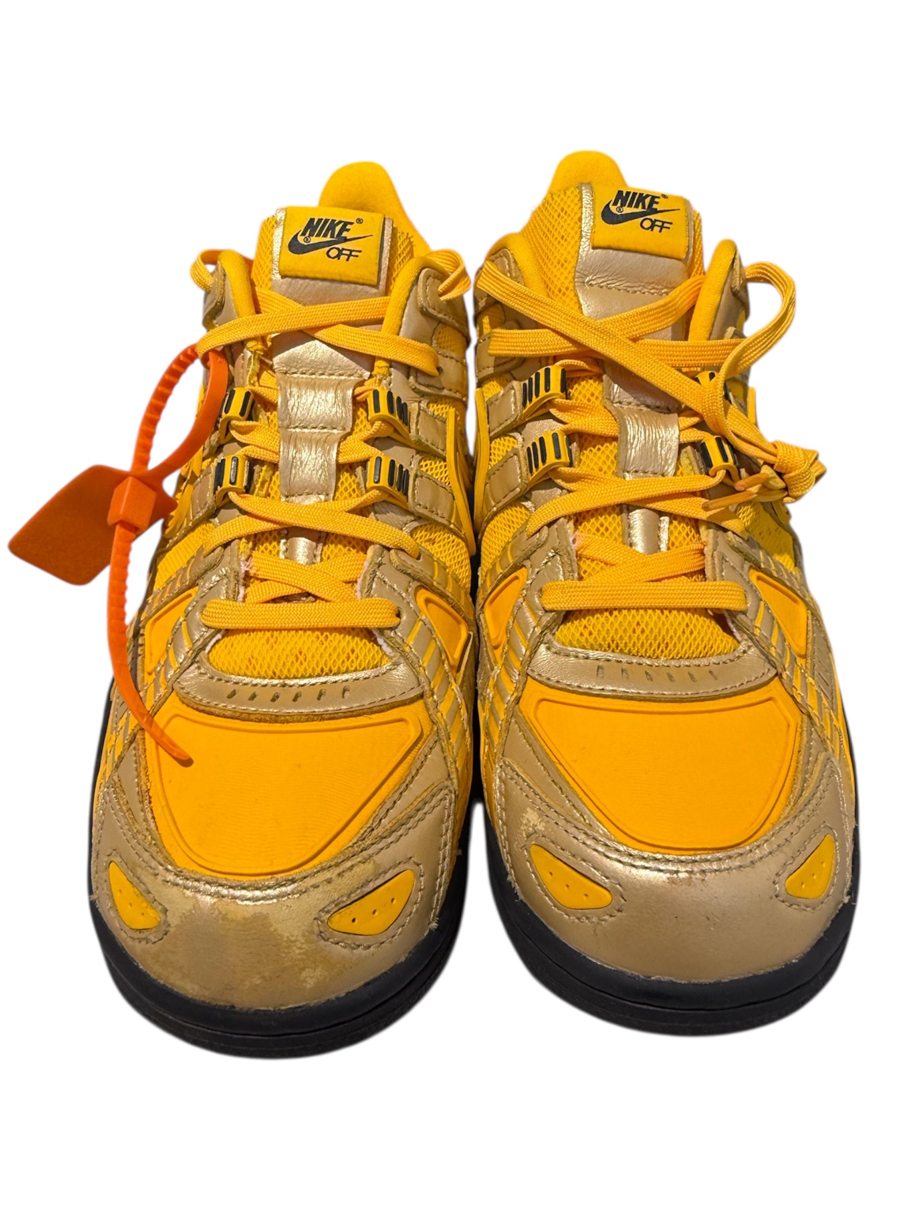 Used Nike Air Rubber Dunk Off-White University Gold