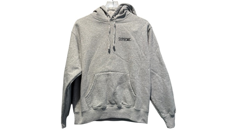 Supreme Used Supreme Anarchy Hooded Sweatshirt Heather Grey - SUPR-SUPREME -MULTI