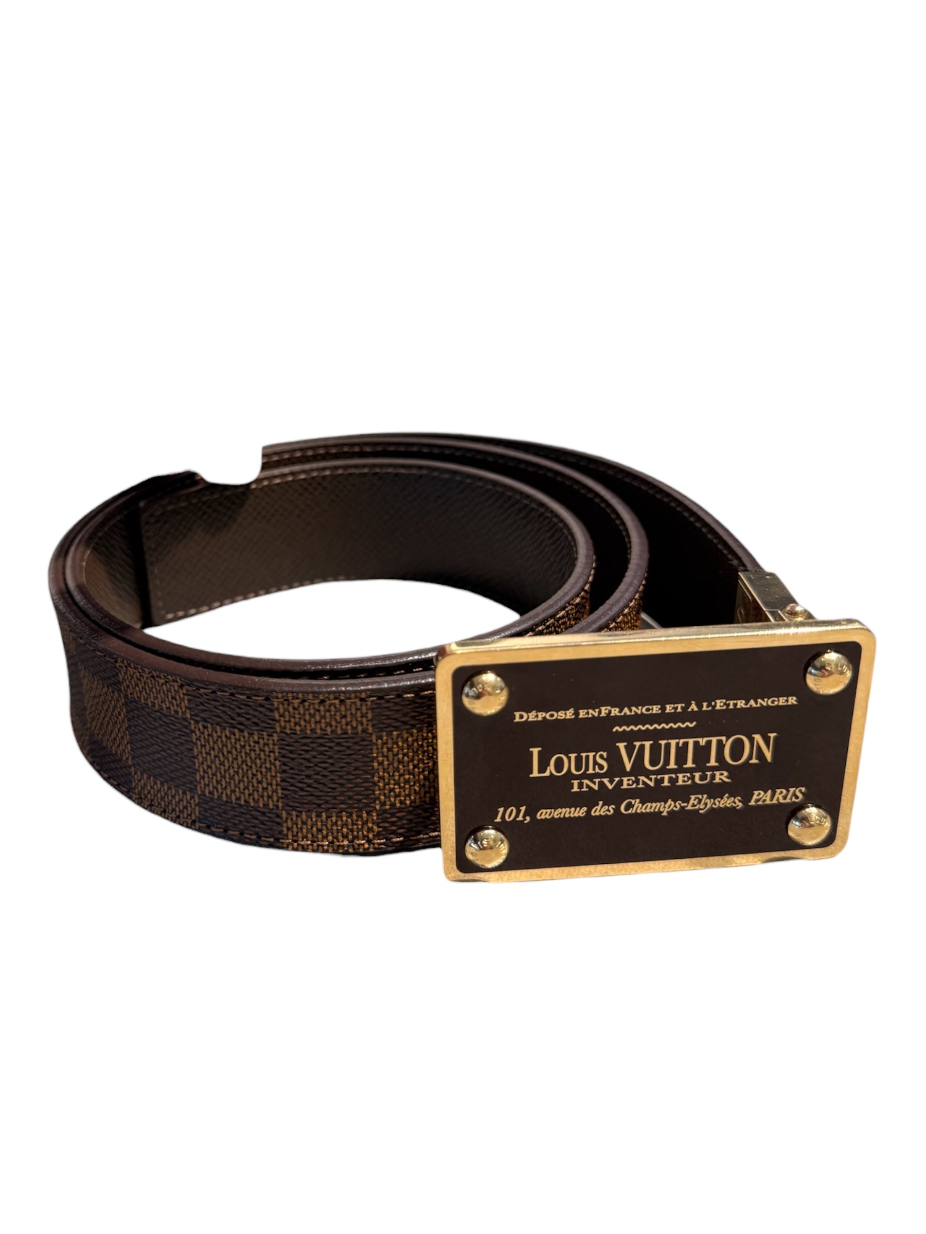 nike Used Louis Vuitton Inventeur Belt - test