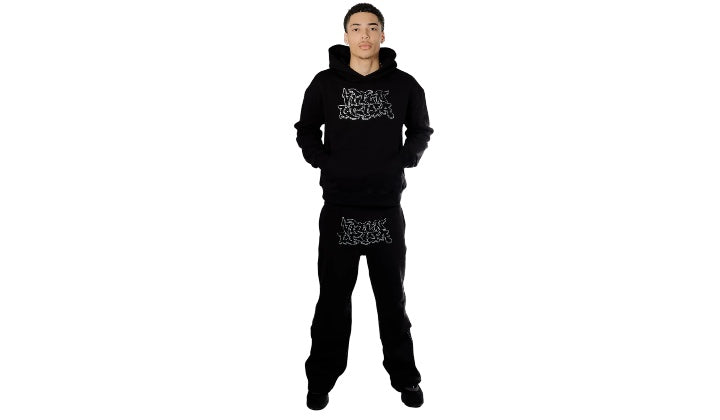 Vitun Leija Iced Out Tracksuit Black