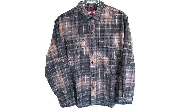 nike Used Supreme The Exorcist Flannel Shirt Black - test