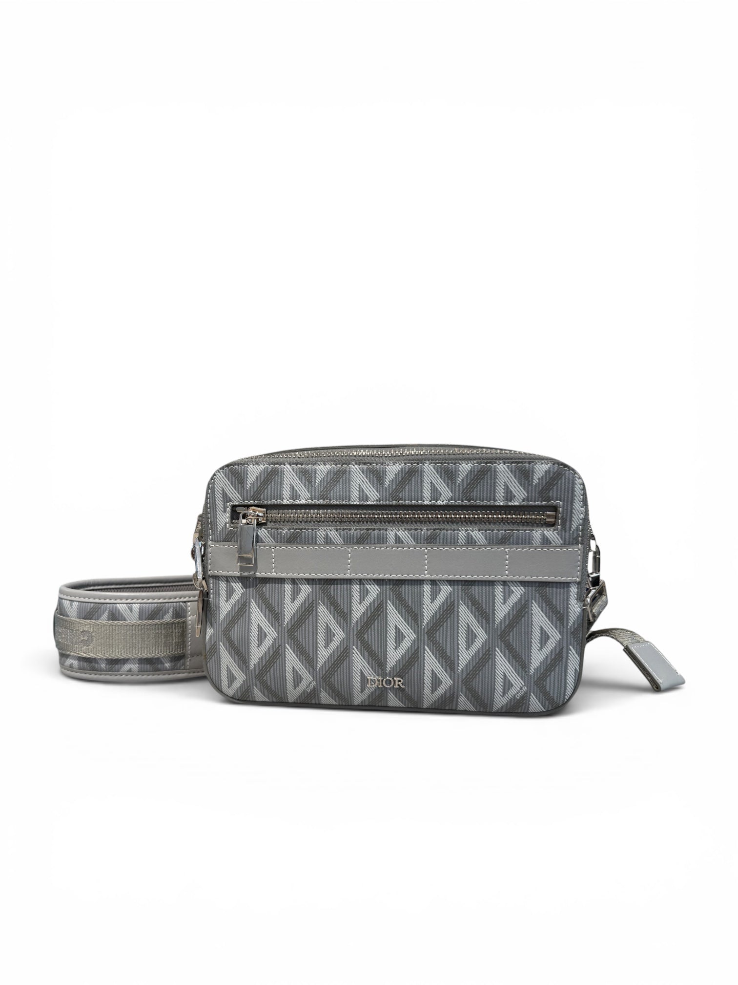 Used Dior CD Diamond Safari Messenger Bag