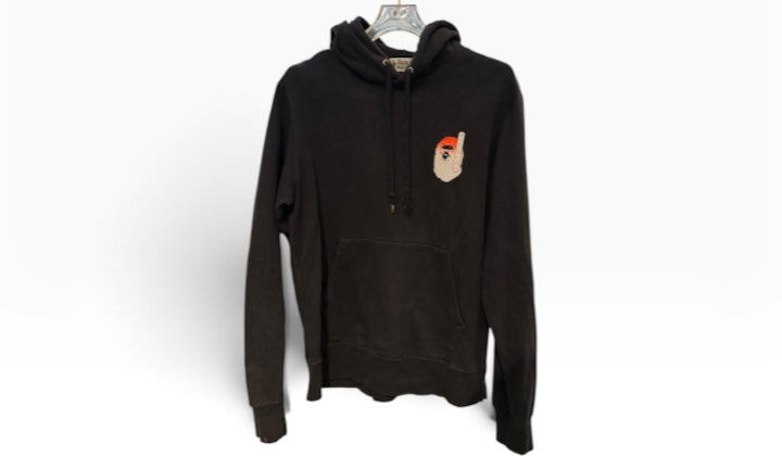 Used A Bathing Ape Black Japan Print Hoodie