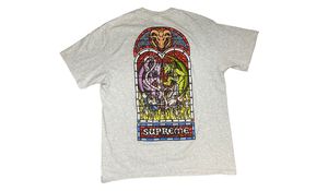 Supreme Used Supreme Worship Tee Ash Grey - 220251836