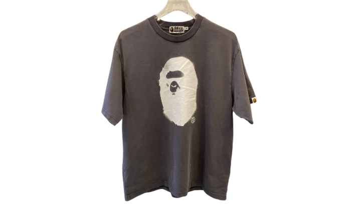 Bape Used Bape Spray Ape Tee Black - 228251732