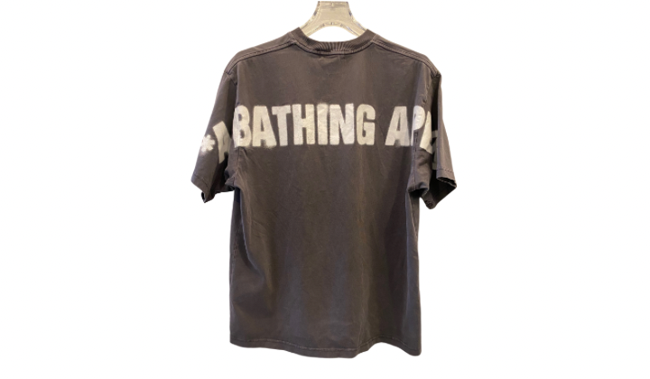 Bape Used Bape Spray Ape Tee Black - 228251732