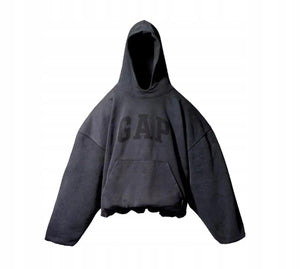 Yeezy Gap Engineered by Balenciaga UNRELEASED Dove Hoodie Washed Black LAA version - YZYGAP1
