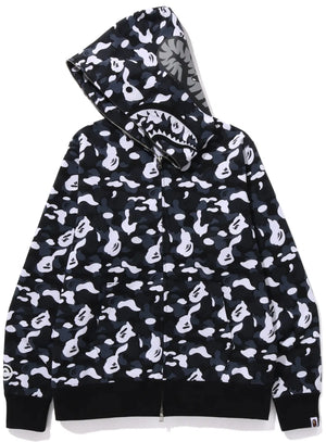 BAPE x DSM Camo Shark Full Zip Hoodie - BAPEDSM24