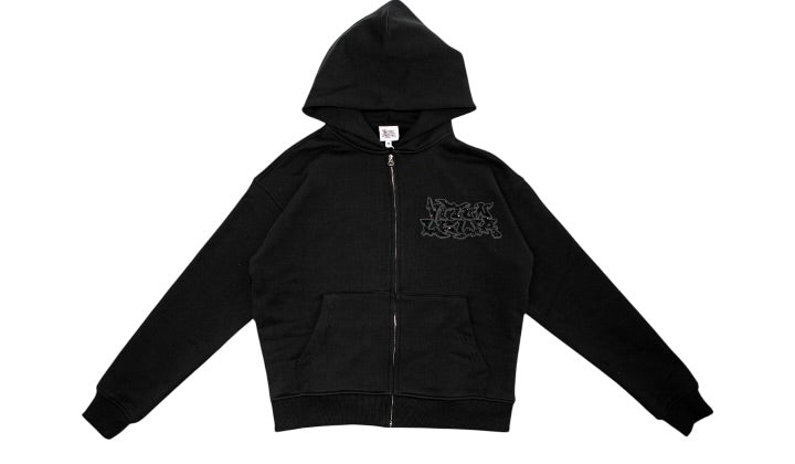 Vitun Leija Signature Zip Up Hoodie Black