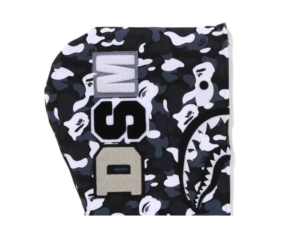 BAPE x DSM Camo Shark Full Zip Hoodie - BAPEDSM24