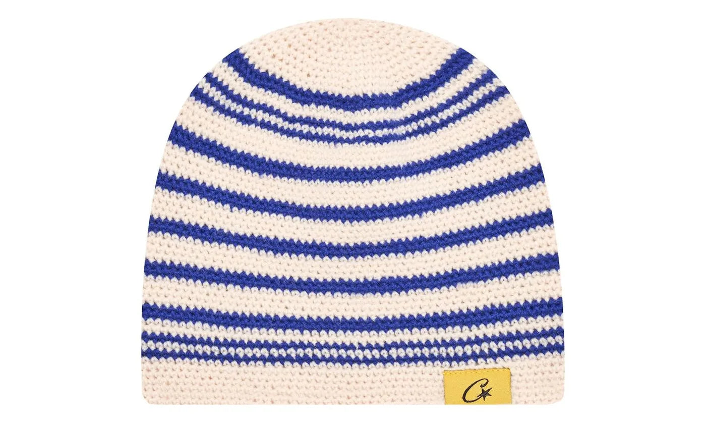 Corteiz Corteiz Crochet Beanie Striped Blue (CORT-COCBSBXX-MULTI 