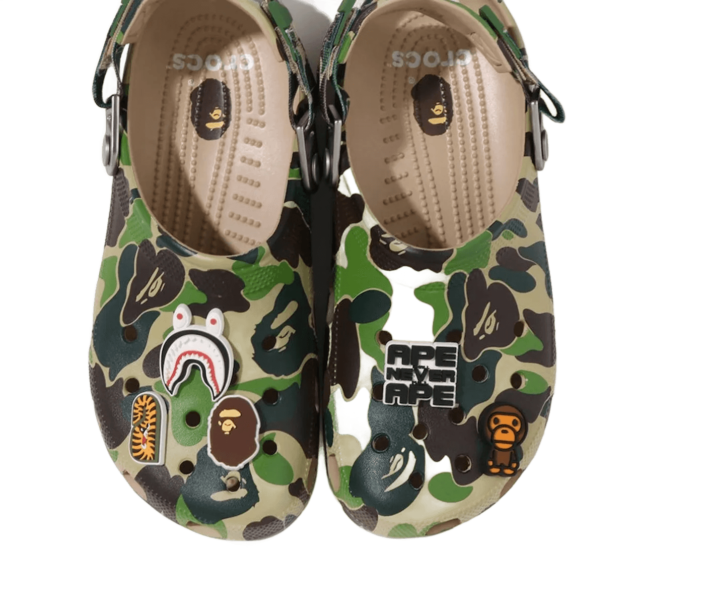 Classic Clog A Bathing Ape ABC Camo Green - 209627-212