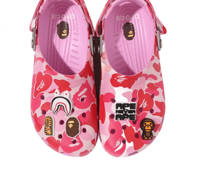 Classic Clog A Bathing Ape ABC Camo Pink - 209627-6I2