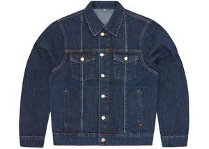Corteiz C-Star Stitch-Down Denim Jacket Dark Wash - corteiz1