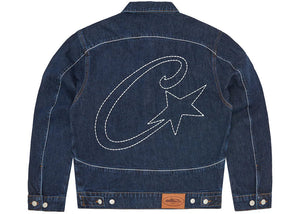 Corteiz C-Star Stitch-Down Denim Jacket Dark Wash - corteiz1