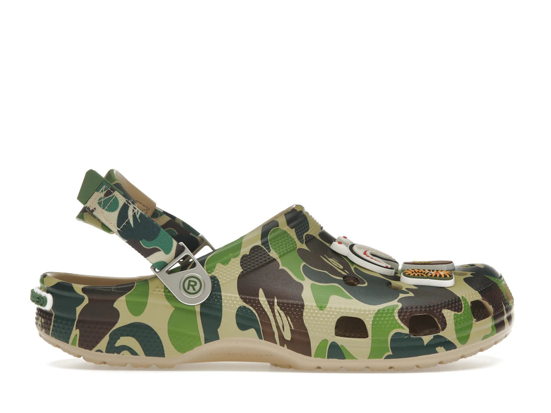Classic Clog A Bathing Ape ABC Camo Green - 209627-212
