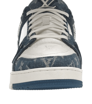 LV Trainer Monogram Denim White Blue - 1A9JGZ / 1A9JGU