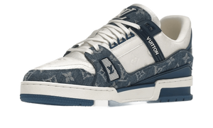 LV Trainer Monogram Denim White Blue - 1A9JGZ / 1A9JGU